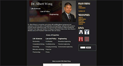 Desktop Screenshot of albertwong.org